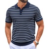 F-navy Blue/White Striped