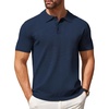 H-navy Blue Ribbing