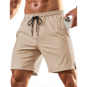 image:imageCOOFANDY Mens 7 Athletic Shorts Quick Dry Elastic Waist Gym Workout ShortsKhaki