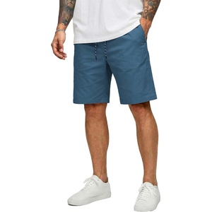 image:imageCOOFANDY Mens Casual Shorts Cotton Drawstring 9 inch Chino Stretch ShortsBlue