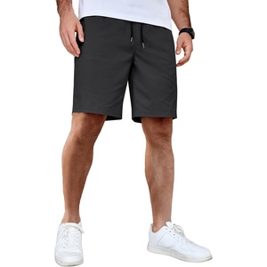 image:imageCOOFANDY Mens Casual Shorts Cotton Elastic Waist Drawstring Summer ShortsCarbon Grey