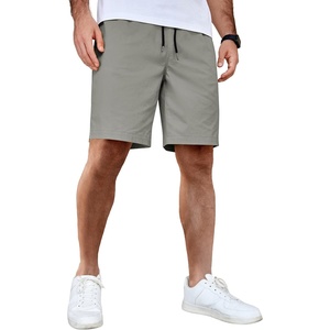 image:imageCOOFANDY Mens Casual Shorts Cotton Elastic Waist Drawstring Summer ShortsSage Green