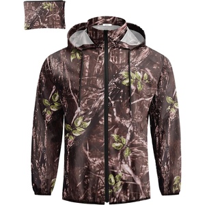 image:imageCOOFANDY Mens Light Rain Jacket Packable Waterproof Raincoat WindbreakerCamo Woodland
