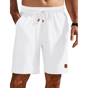 image:imageCOOFANDY Mens Summer Beach Shorts Casual Vacation Shorts Drawstring ShortsWhite