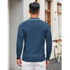 image:imageCOOFANDY Men Knit Polo Sweater Long Sleeve Polo Shirts Casual Golf PulloverDusty Blue