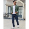 image:imageCOOFANDY Mens Casual Blazer Regular Fit Lightweight Two Button Sport Coat Suit JacketGreen