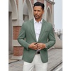 image:imageCOOFANDY Mens Casual Blazer Regular Fit Lightweight Two Button Sport Coat Suit JacketGreen
