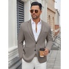 image:imageCOOFANDY Mens Casual Blazer Regular Fit Lightweight Two Button Sport Coat Suit JacketTea Grey