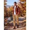 image:imageCOOFANDY Mens Casual Joggers Cotton Elastic Drawstring Chino Cargo PantsBrown3