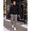 image:imageCOOFANDY Mens Casual Joggers Cotton Elastic Drawstring Chino Cargo PantsDrak Grey