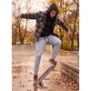 image:imageCOOFANDY Mens Casual Joggers Cotton Elastic Drawstring Chino Cargo PantsGrey