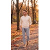 image:imageCOOFANDY Mens Casual Joggers Cotton Elastic Drawstring Chino Cargo PantsGrey