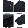 image:imageCOOFANDY Mens Casual Joggers Cotton Elastic Drawstring Chino Cargo PantsLight Blue