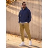 image:imageCOOFANDY Mens Casual Joggers Cotton Elastic Drawstring Chino Cargo PantsLight Brown