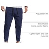 image:imageCOOFANDY Mens Casual Joggers Cotton Elastic Drawstring Chino Cargo PantsNavy Blue