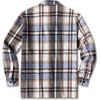 image:imageCOOFANDY Mens Flannel Shirts Casual Button Down Plaid Shirt Jacket Long Sleeve Fleece Shacket with PocketsLight Blue