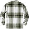 image:imageCOOFANDY Mens Flannel Shirts Casual Button Down Plaid Shirt Jacket Long Sleeve Fleece Shacket with PocketsSage Green