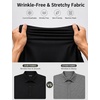 image:imageCOOFANDY Mens Muscle Fit Dress Shirts Long Sleeve Button Down ShirtsBlack