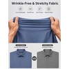 image:imageCOOFANDY Mens Muscle Fit Dress Shirts Long Sleeve Button Down ShirtsBlue
