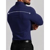 image:imageCOOFANDY Mens Muscle Fit Dress Shirts Long Sleeve Button Down ShirtsNavy Blue