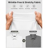 image:imageCOOFANDY Mens Muscle Fit Dress Shirts Long Sleeve Button Down ShirtsWhite