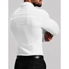 image:imageCOOFANDY Mens Muscle Fit Dress Shirts Long Sleeve Button Down ShirtsWhite