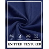 image:imageCOOFANDY Mens Quarter Zip Pullover Lightweight Mock Neck Polo SweatshirtNavy Blue