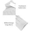 image:imageCOOFANDY Mens Slim Fit Turtleneck Sweater Casual Twisted Knitted Pullover01white
