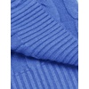 image:imageCOOFANDY Mens Slim Fit Turtleneck Sweater Casual Twisted Knitted PulloverBlue