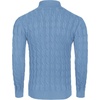 image:imageCOOFANDY Mens Slim Fit Turtleneck Sweater Casual Twisted Knitted PulloverLight Blue
