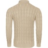 image:imageCOOFANDY Mens Slim Fit Turtleneck Sweater Casual Twisted Knitted PulloverLight Khaki