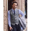 image:imageCOOFANDY Mens Wrinkle Free Plaid Dress Shirt Long Sleeve Button Down Shirt02blue Plaid
