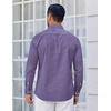 image:imageCOOFANDY Mens Wrinkle Free Plaid Dress Shirt Long Sleeve Button Down Shirt09blue Khaki Plaid