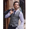 image:imageCOOFANDY Mens Wrinkle Free Plaid Dress Shirt Long Sleeve Button Down Shirt11light Blue Khaki Plaid