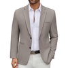 image:imageCOOFANDY Mens Casual Blazer Regular Fit Lightweight Two Button Sport Coat Suit JacketTea Grey