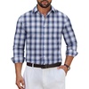 17-navy Black White Plaid