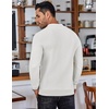 image:imageCOOFANDY Mens Knit Polo Shirts Casual Collared Long Sleeve Sweater PolosWhite