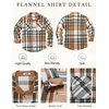image:imageCOOFANDY Mens Long Sleeve Flannel Shirts Fashion Flannel Shirt Casual Button Down Shirt Jakcet with PocketsGreen
