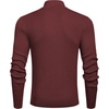 image:imageCOOFANDY Mens Quarter Zip Sweater Slim Fit Mock Neck Long Sleeve PulloverWine Red