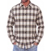Khaki-blue Plaid
