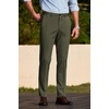 image:imageCOOFANDY Men Dress Pants Slim Fit Suit Pants Expandable Waist Casual SlacksArmy Green