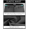 image:imageCOOFANDY Men Dress Pants Slim Fit Suit Pants Expandable Waist Casual SlacksDark Grey
