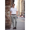 image:imageCOOFANDY Men Dress Pants Slim Fit Suit Pants Expandable Waist Casual SlacksLight Grey