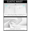 image:imageCOOFANDY Men Dress Pants Slim Fit Suit Pants Expandable Waist Casual SlacksWhite