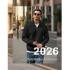 image:imageCOOFANDY Mens Quarter Zip Pullover 2026 Fleece Mock Neck Casual SweatshirtBlack