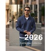 image:imageCOOFANDY Mens Quarter Zip Pullover 2026 Fleece Mock Neck Casual SweatshirtNavy Blue