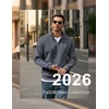 image:imageCOOFANDY Mens Quarter Zip Pullover 2026 Fleece Mock Neck Casual SweatshirtStorm Grey