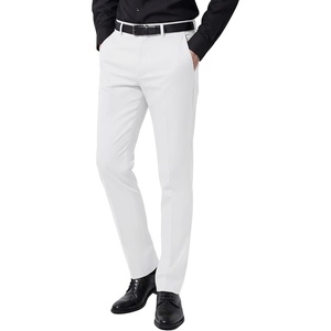 image:imageCOOFANDY Men Dress Pants Slim Fit Suit Pants Expandable Waist Casual SlacksWhite