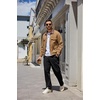 image:imageCOOFANDY Mens Casual Pants Elastic Waist Drawstring Cotton Chino Pant Twill Stretch Slacks with PocketsBlack