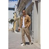 image:imageCOOFANDY Mens Casual Pants Elastic Waist Drawstring Cotton Chino Pant Twill Stretch Slacks with PocketsDark Khaki